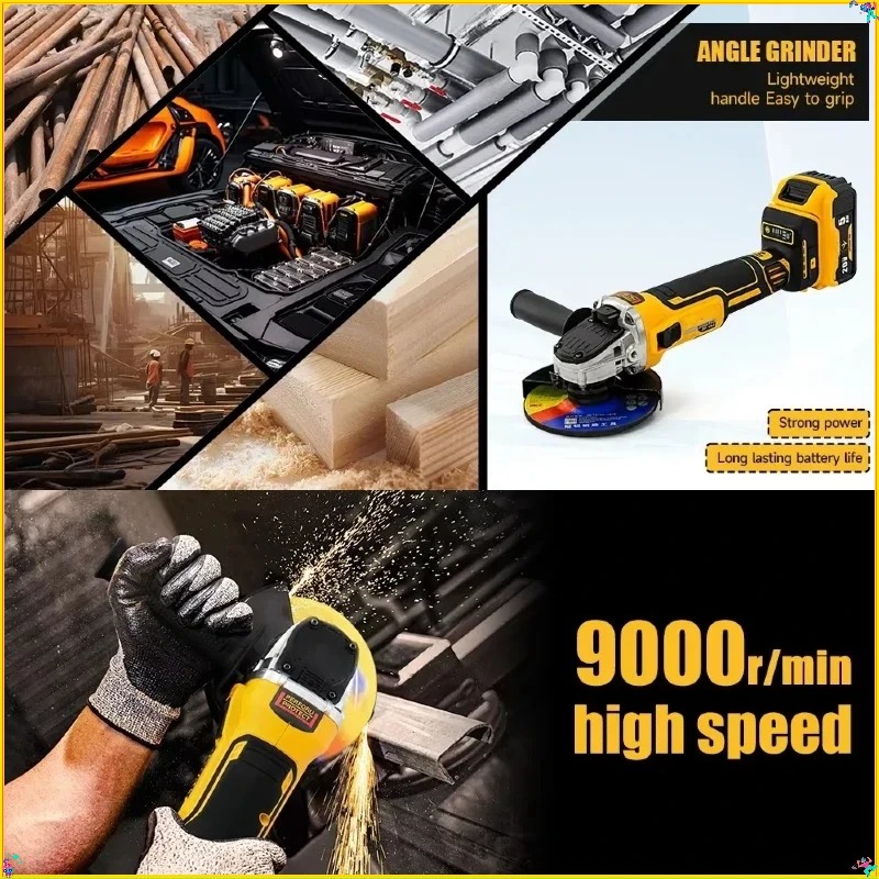 Dewalt 125mm Flat Head Angle G - огляд і ціна Brushless Angle Grinder Battery Powered
