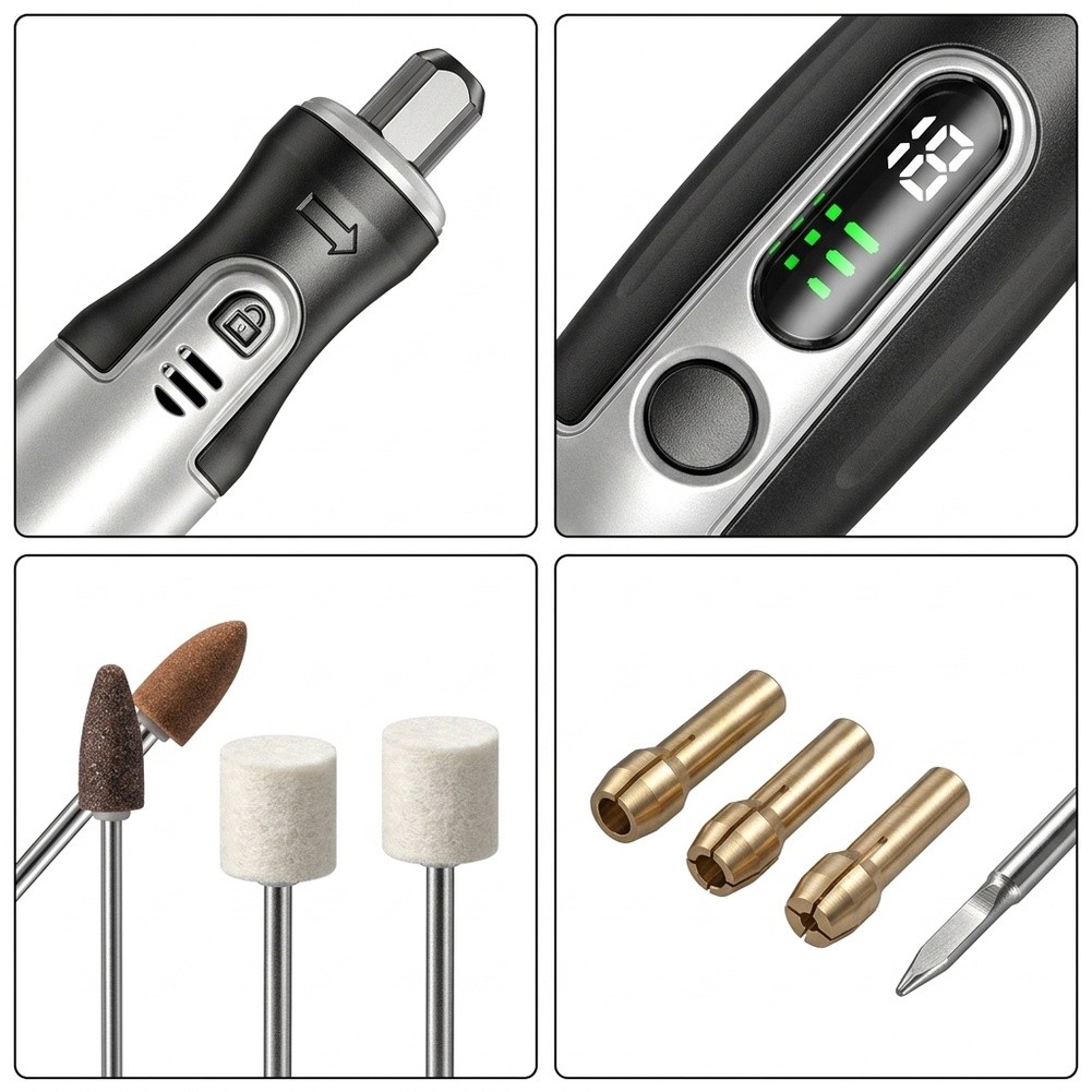 Cordless Electric Rotary Tool  - огляд і ціна Cordless Rotary Tool Kit Accessories