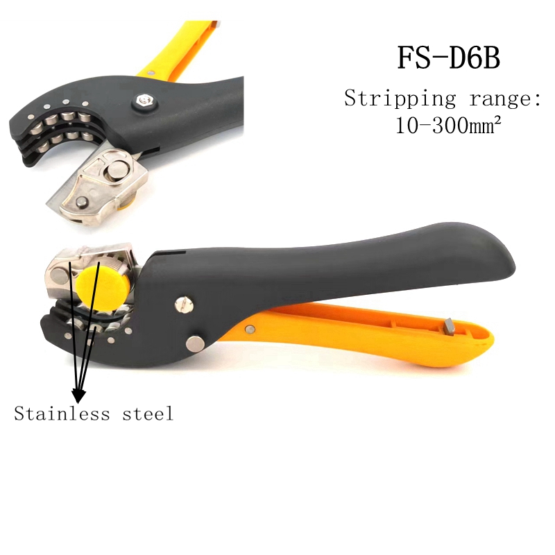 FS-D6B FS-D6S 10-300mm² Cable  - огляд і ціна Automatic Wire Stripper Cutter